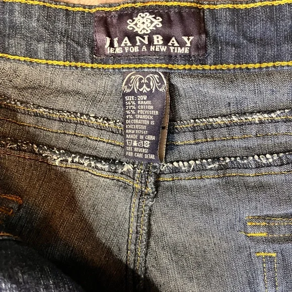 Dark Blue Women’s Capri’s - Classic Denim Style Size 22W - Picture 5 of 11